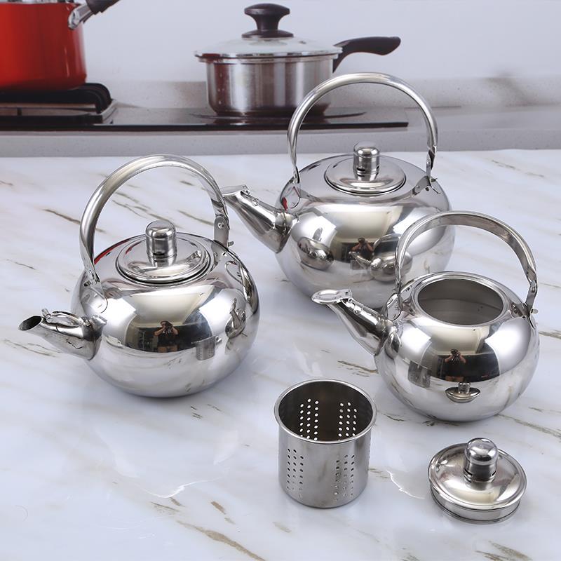 Coffee Tea Urn - Stainless Steel Camping Tea Pot Portable