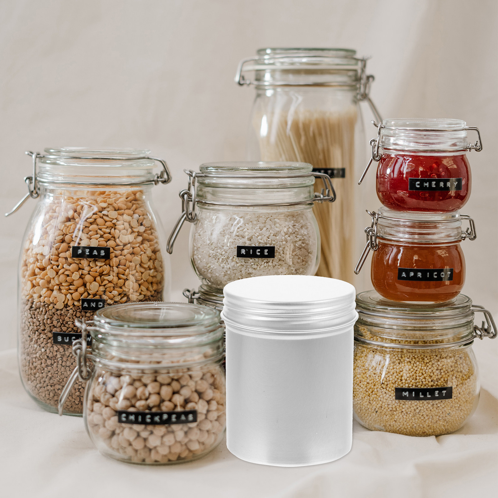 Coffee And Tea Filter - 4Pcs Aluminum Mini Storage Can Multi-Use