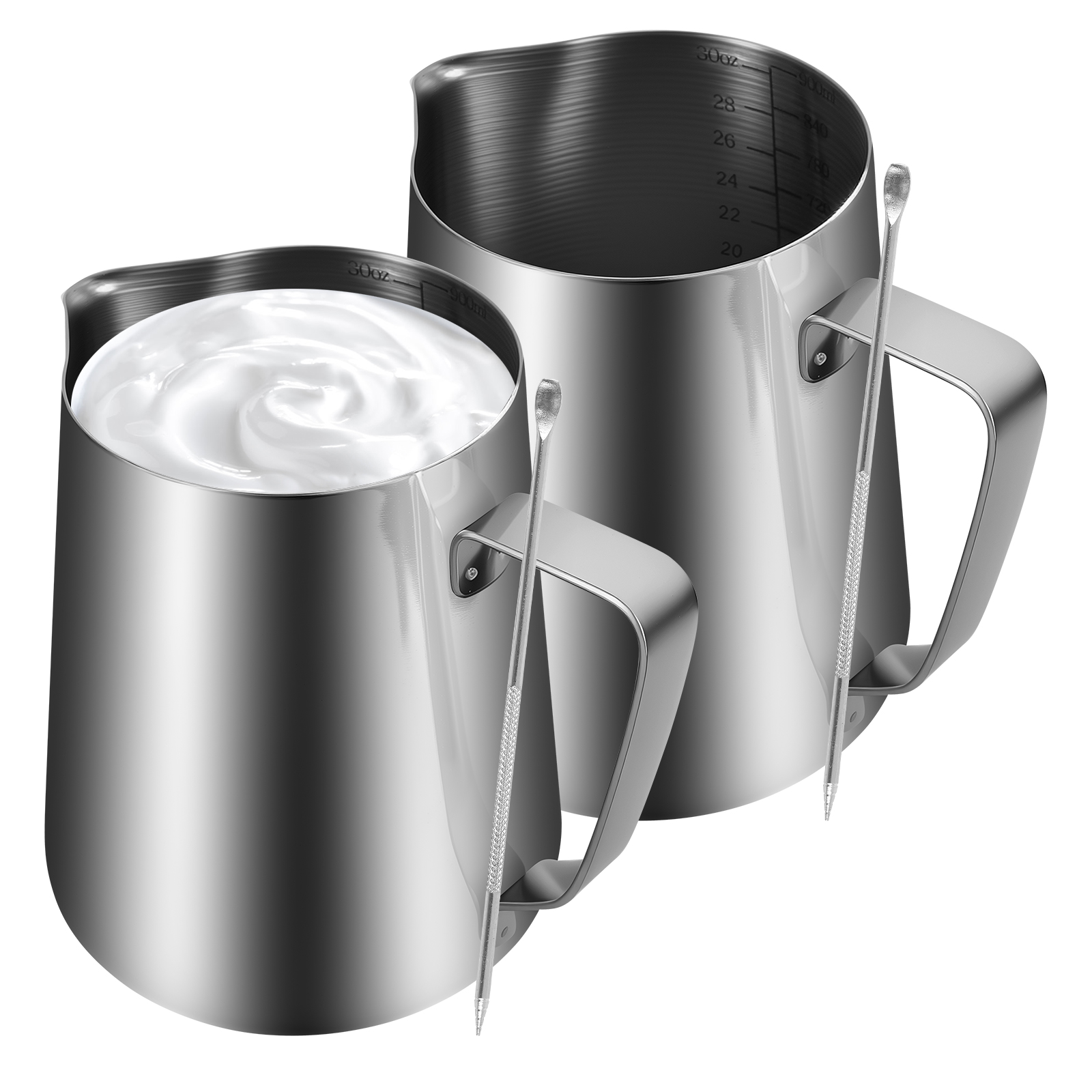 Barista Milk Jug - Milk Frothing Pitcher Kit Versatile Solid