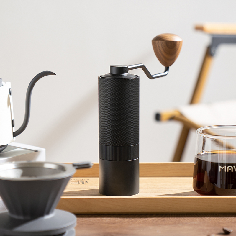 Burr Hand Grinder - MAVO Manual Coffee Grinder Portable Pour