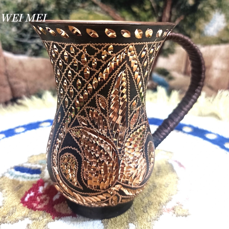 Coffee Tea Pictures - Unique Pattern Random Pure Vintage Copper