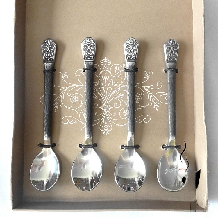Tea Coffee Utensils - Hanrted Forged Coffee Spoon 80 Stainl