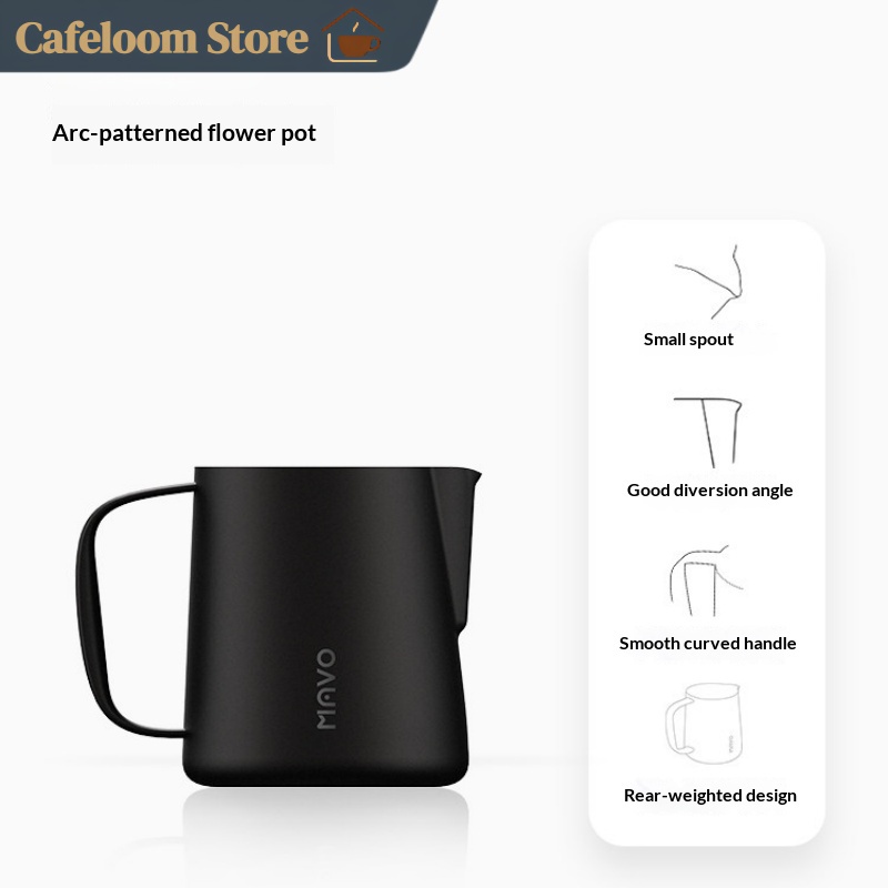 Barista Milk Jug - Mavo Professional Coffee Latte Art Pitcher