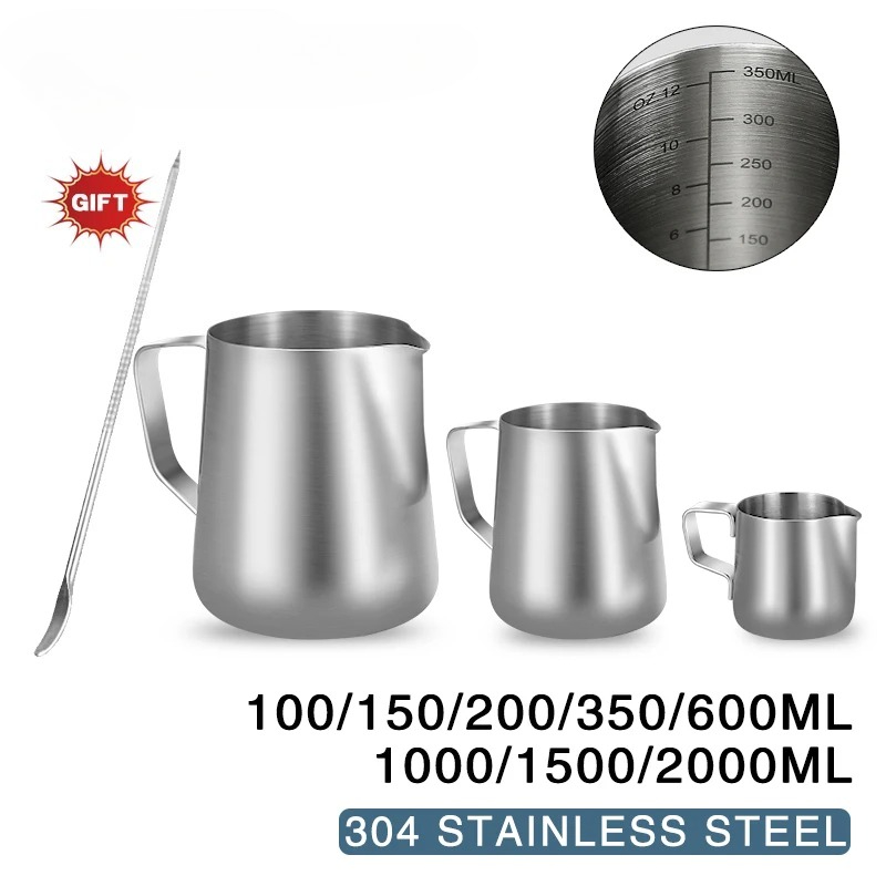 Professional Stainless Steel M - Barista Milk Jug reseña y precio