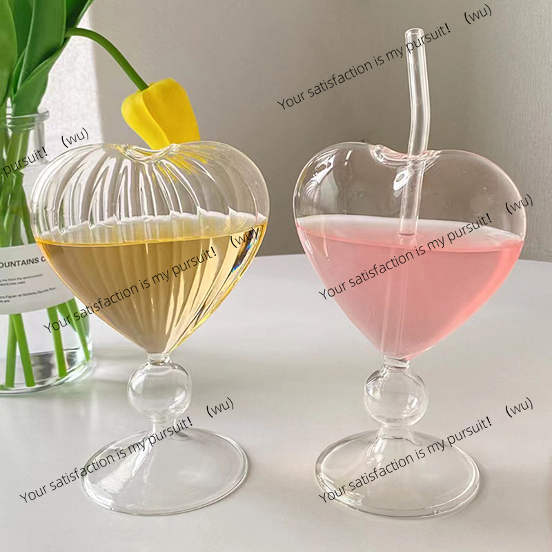 Heart Love Shaped Glass Mug Co - Coffee Tea Love reseña y precio