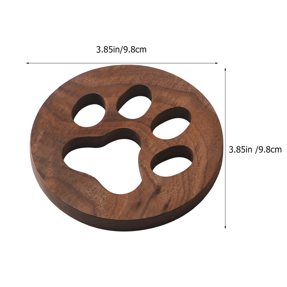 Wooden Cup Coaster Tea Mat Wea - Coffee Tea Shop reseña y precio