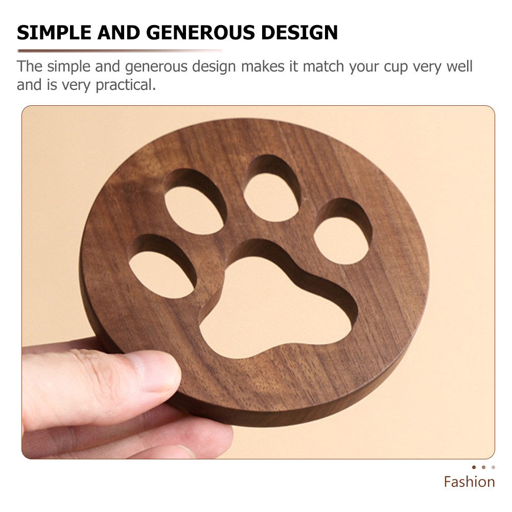 Wooden Cup Coaster Tea Mat Wea - Coffee Tea Shop reseña y precio