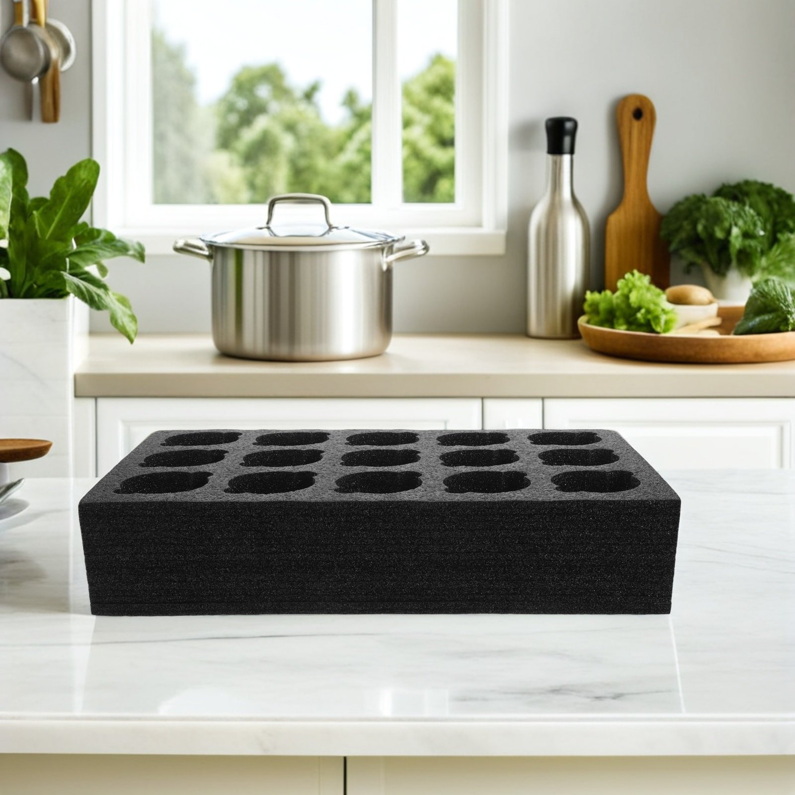 Foam Cup Holder Tray Multi-Cup - Coffee Tea Holders reseña y precio