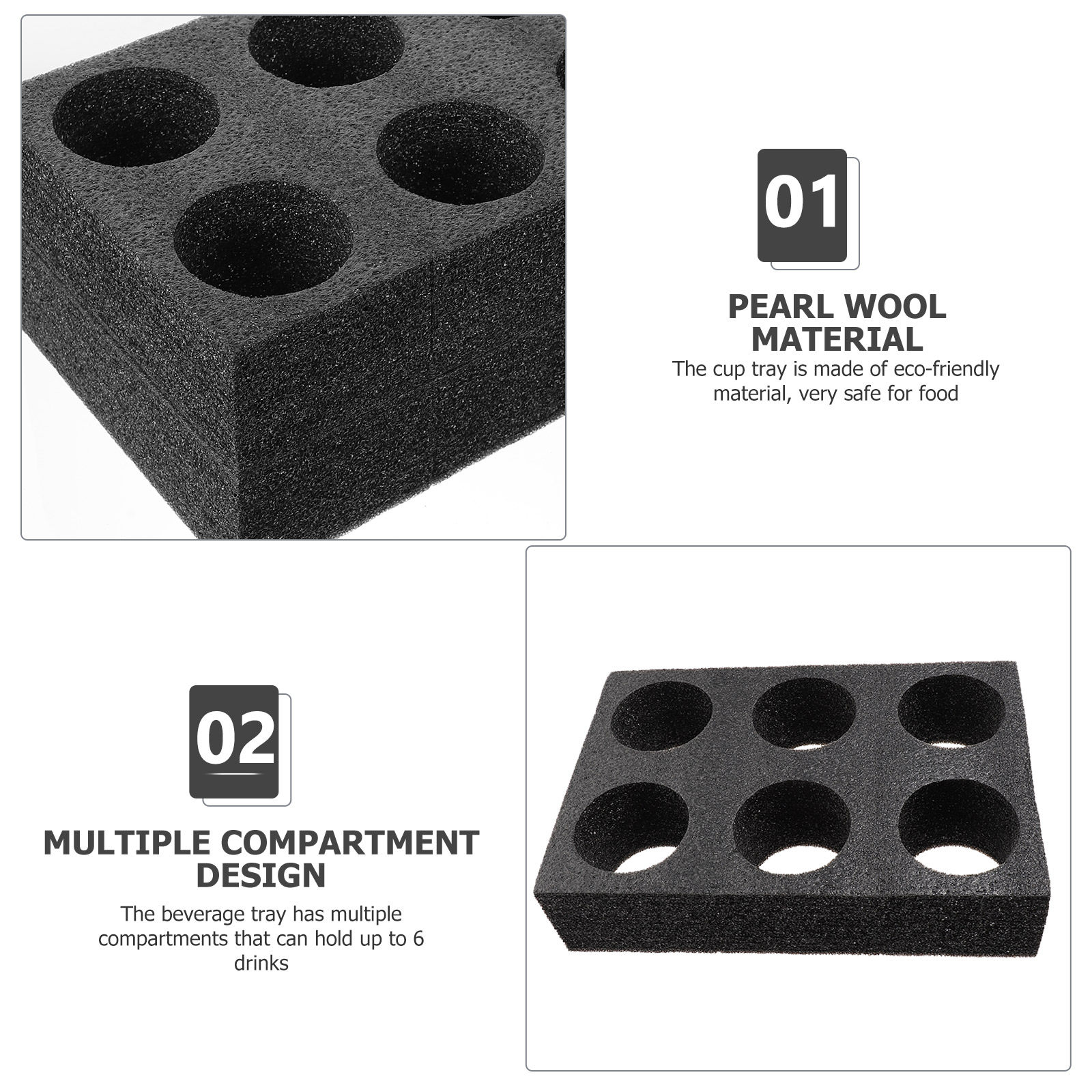 2Pcs Eco-Friendly Biodegradabl - Coffee Tea Holders reseña y precio