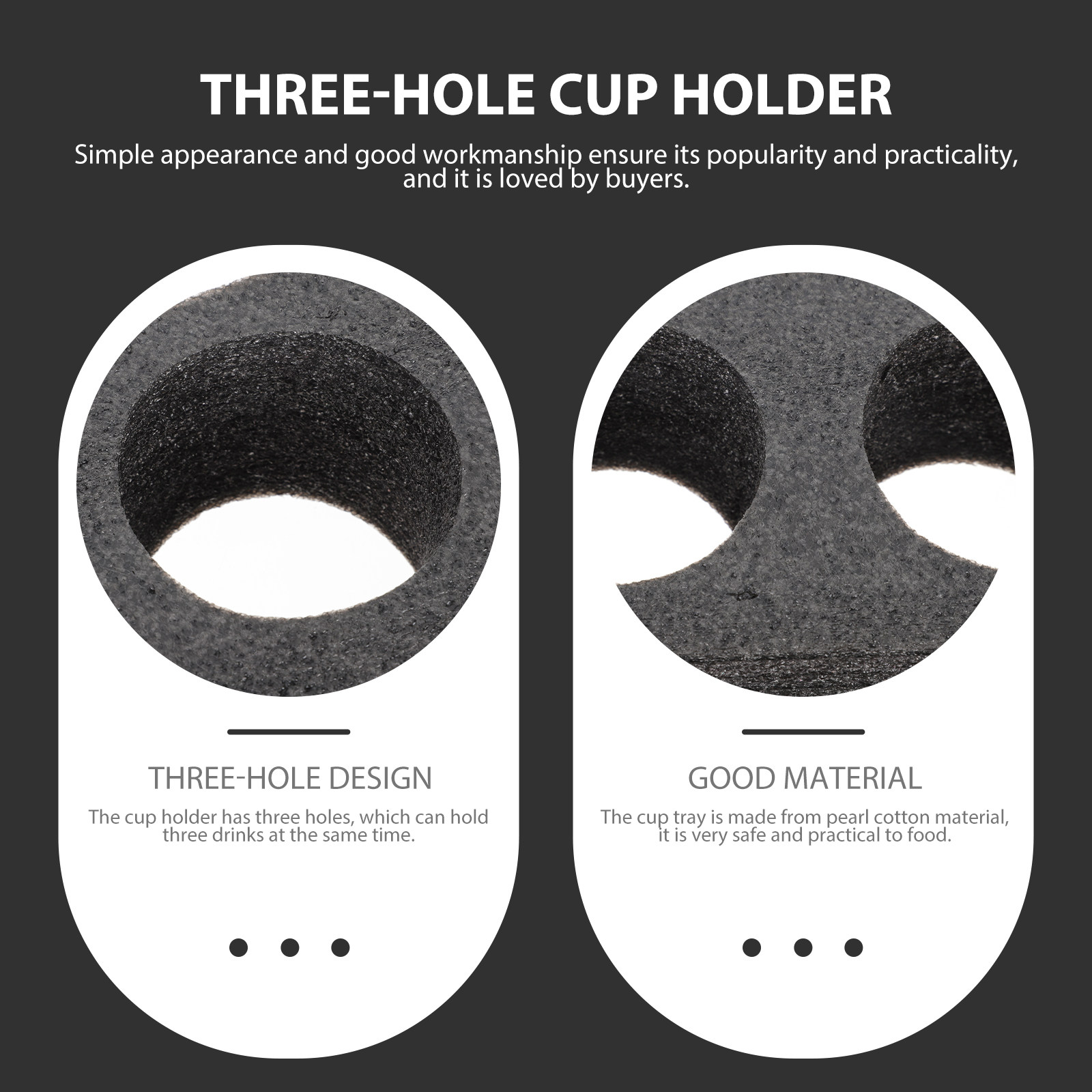 2Pcs Cup Fixing Holder Pearl C - Coffee Tea Holders reseña y precio