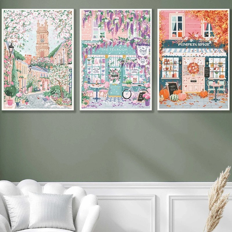 Paris London Hungary Travel Po - Coffee Tea Pictures reseña y precio