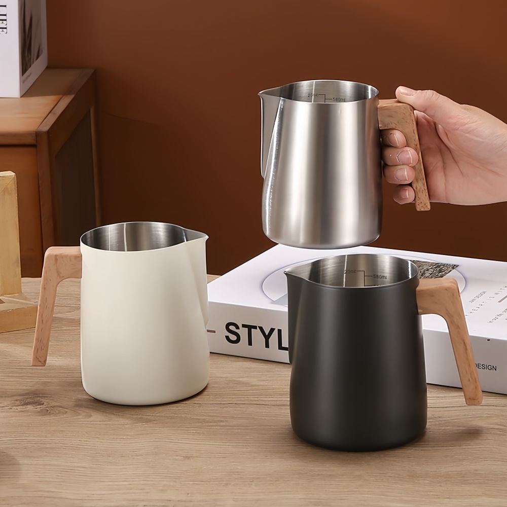 Coffee Milk Frothing Pitcher J - Barista Milk Jug reseña y precio