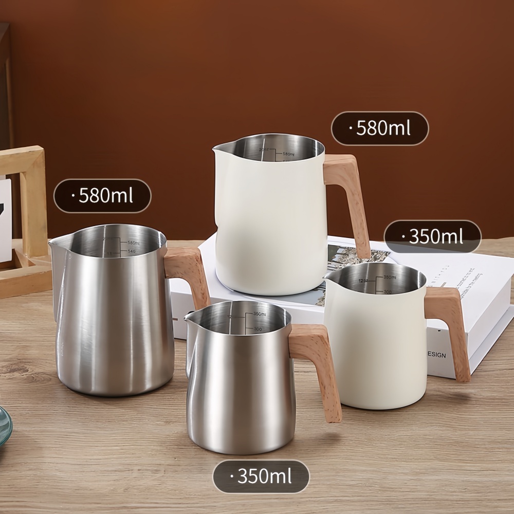Coffee Milk Frothing Pitcher J - Barista Milk Jug reseña y precio