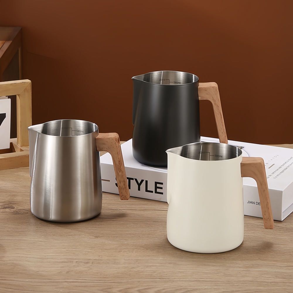 Coffee Milk Frothing Pitcher J - Barista Milk Jug reseña y precio