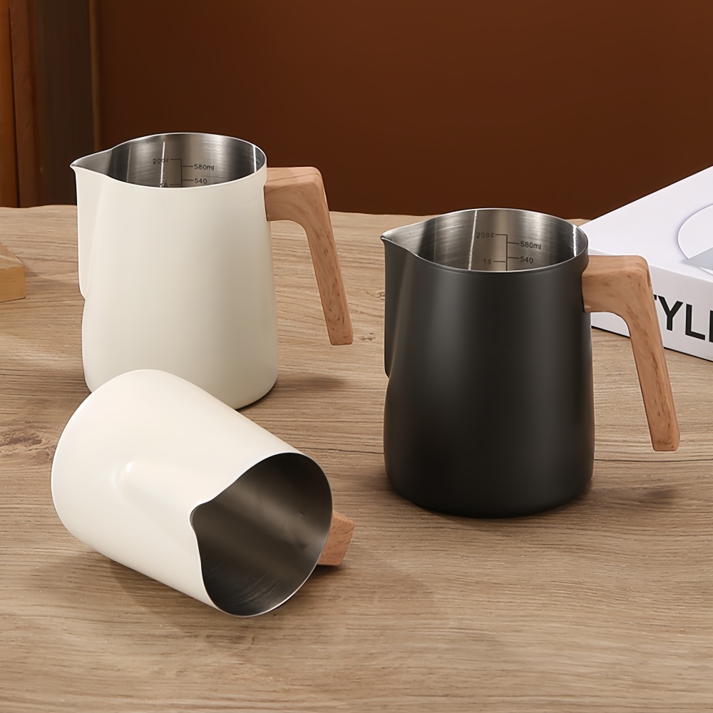 Coffee Milk Frothing Pitcher J - Barista Milk Jug reseña y precio