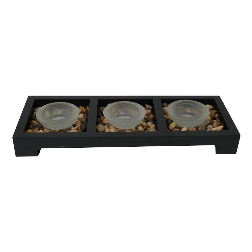 1 Set Glass Tea Light Holders  - Coffee Tea Holders reseña y precio