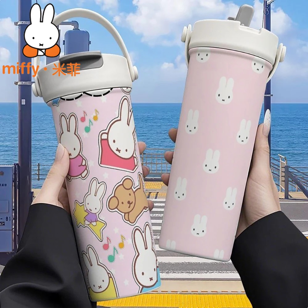 Miffy Rabbit Handheld Thermos  - Coffee Tea Pictures reseña y precio
