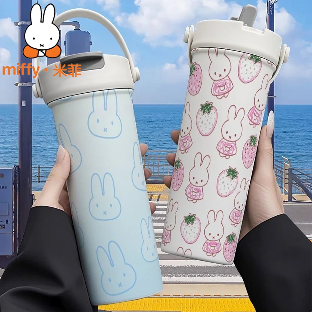 Miffy Rabbit Handheld Thermos  - Coffee Tea Pictures reseña y precio
