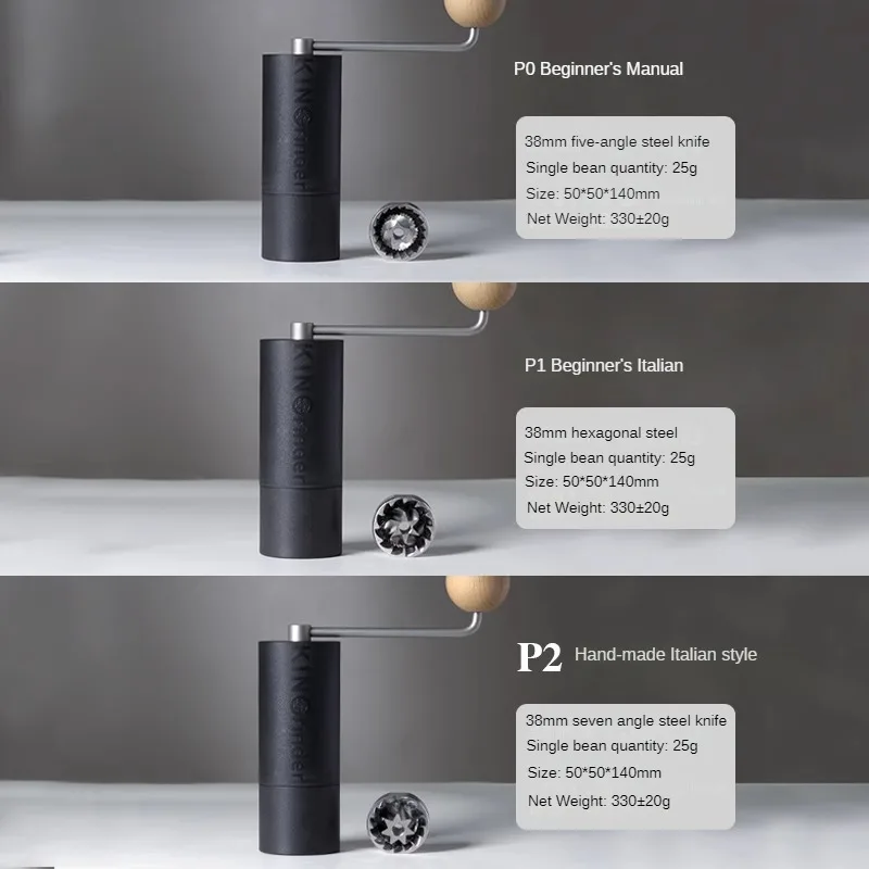 Kingrinder P1 P2 Manual Coffee - Burr Hand Grinder reseña y precio