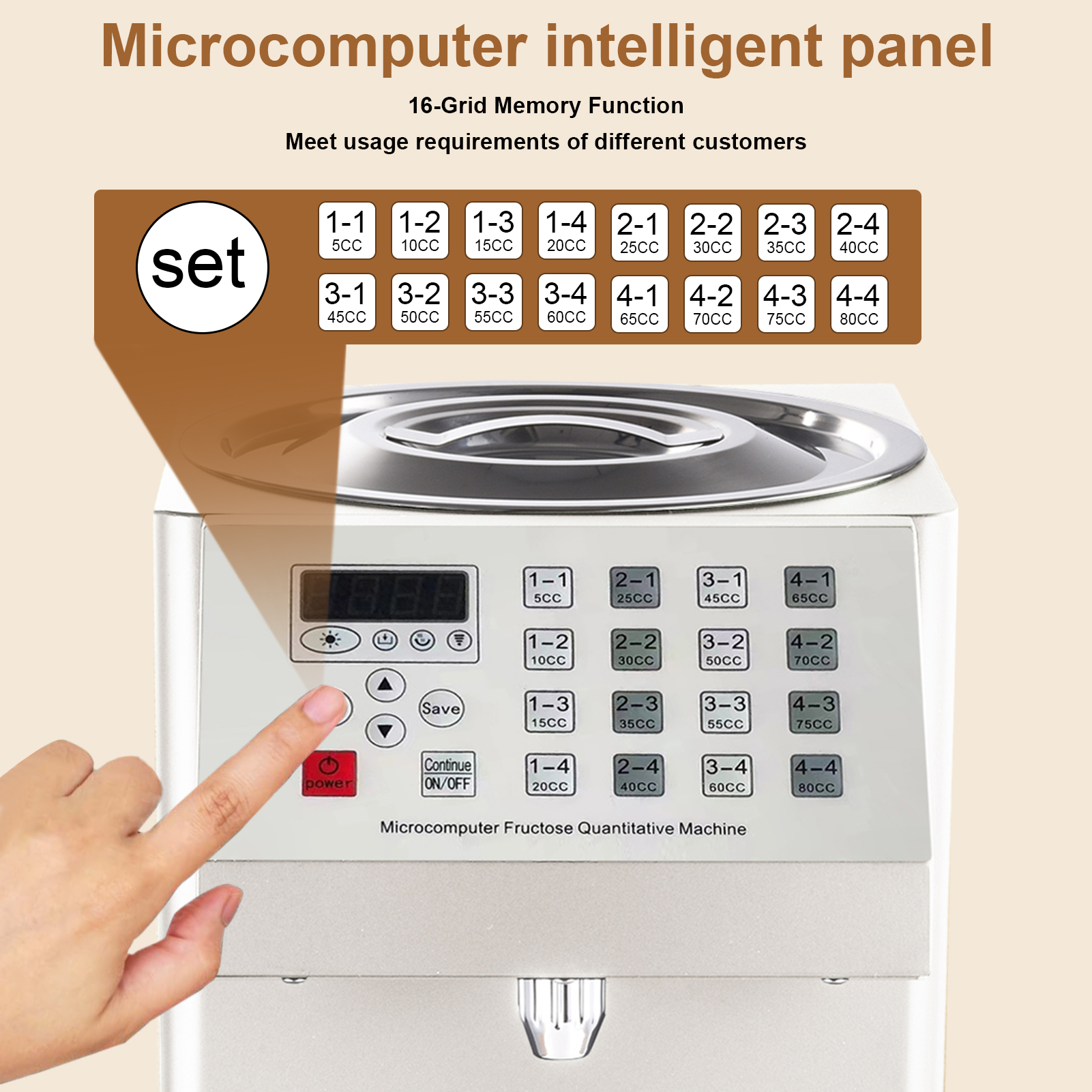 Automatic Fructose Dispenser E - Coffee Tea Shop reseña y precio