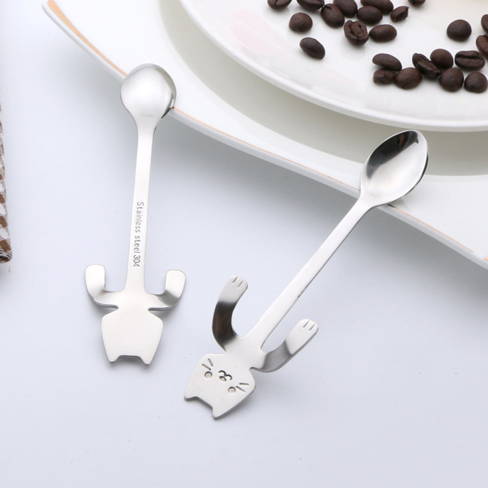 Hanging Cartoon Cat Spoon 304  - Tea Coffee Utensils reseña y precio