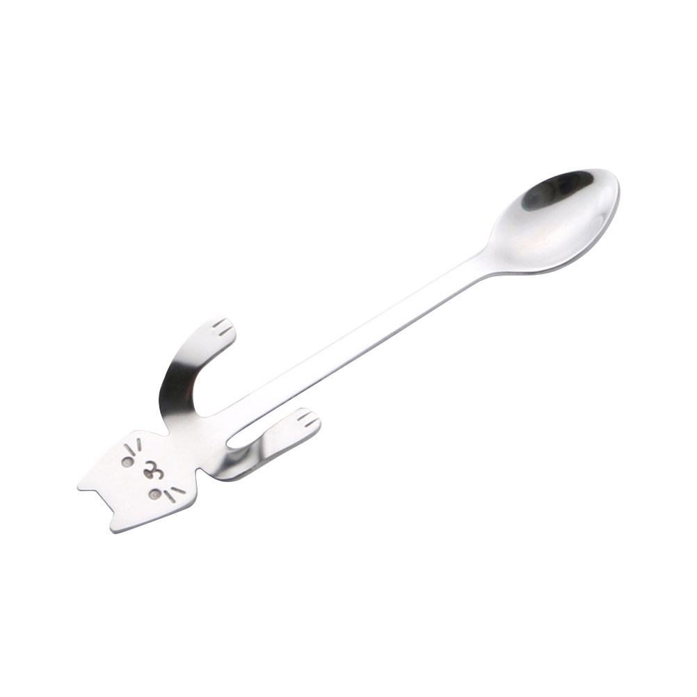 Hanging Cartoon Cat Spoon 304  - Tea Coffee Utensils reseña y precio