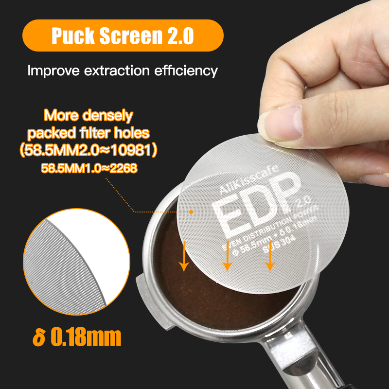 Alikisscafe Coffee Puck Screen - Coffee And Tea Filter reseña y precio