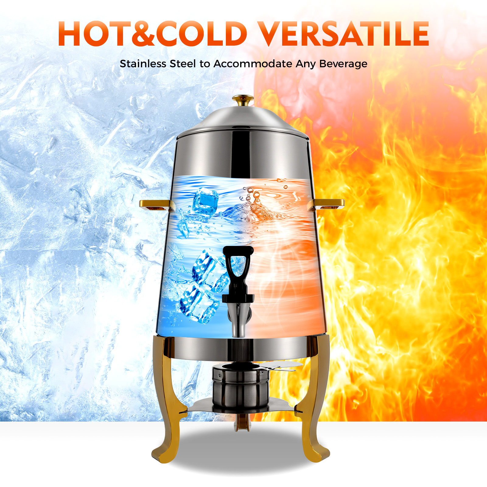 13L Large Capacity Stainless S - Coffee Tea Urn reseña y precio