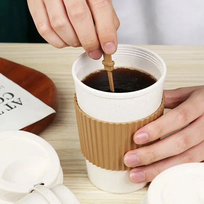 450ML Coffee Cups With Lids Wh - Coffee Tea Pictures reseña y precio