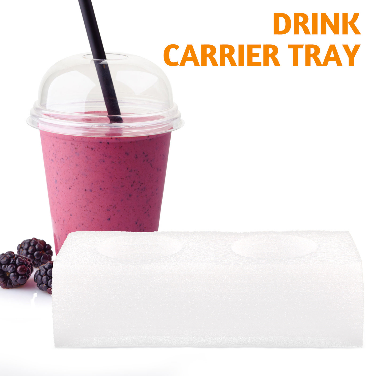 2Pcs Cup Holder Trays 2-Hole B - Coffee Tea Holders reseña y precio