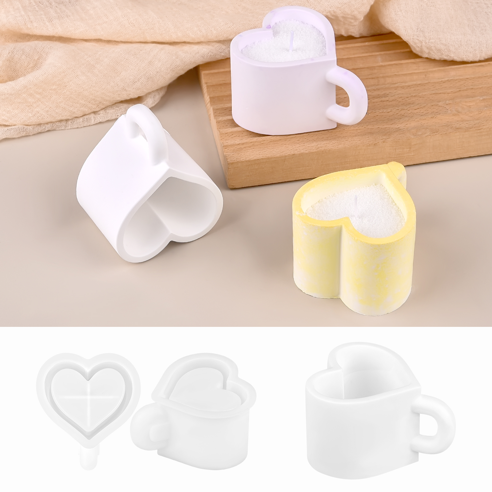 3D Tea Cup Love Silicone Mold  - Coffee Tea Love reseña y precio