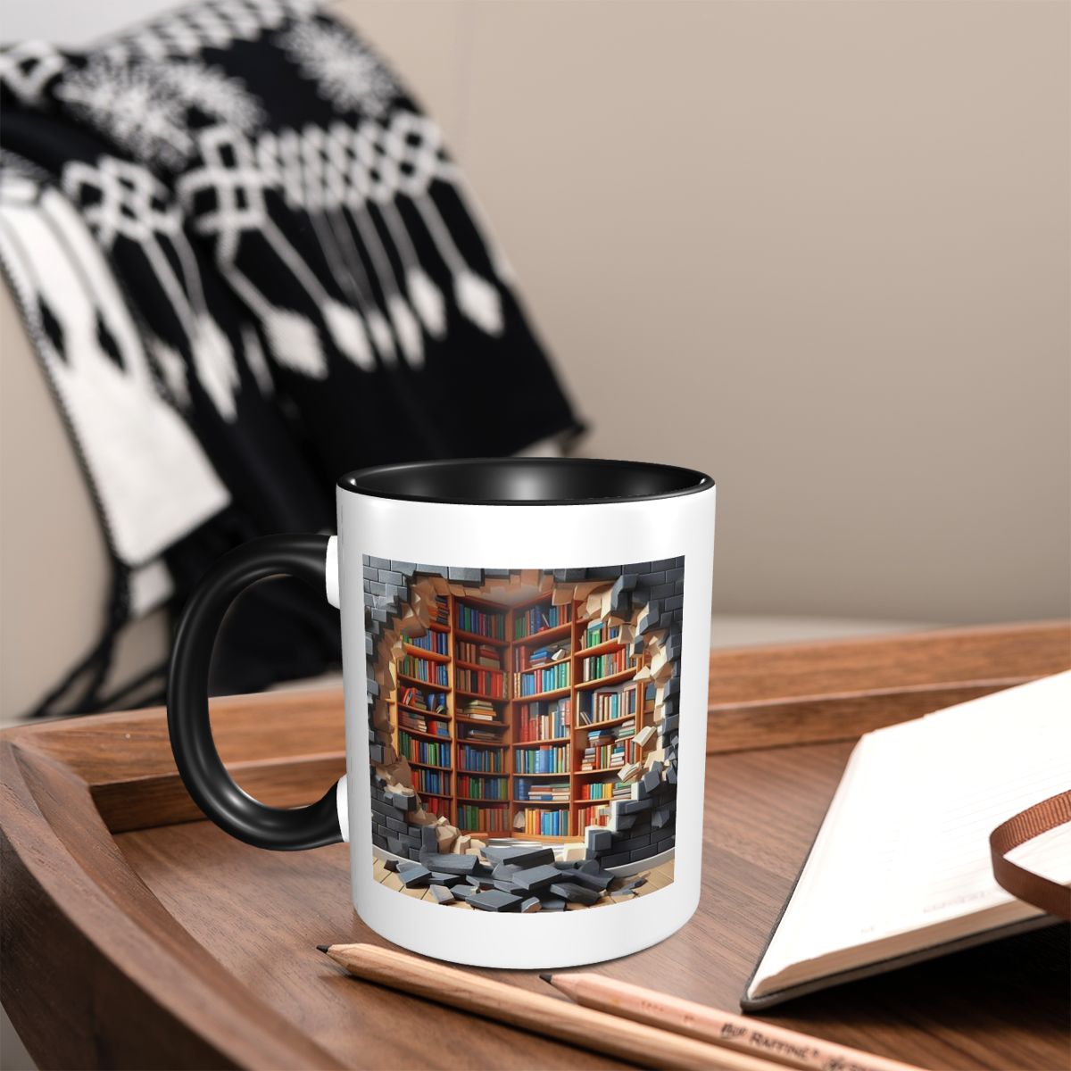 Bookshelf Creative Space Desig - Coffee Tea Library reseña y precio