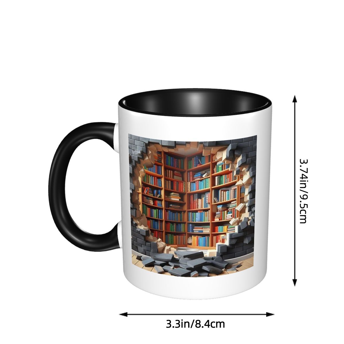 Bookshelf Creative Space Desig - Coffee Tea Library reseña y precio