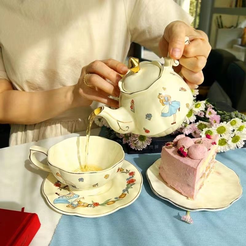 Alice Ceramic Tea and Coffee S - Tea Coffee Pot Set reseña y precio