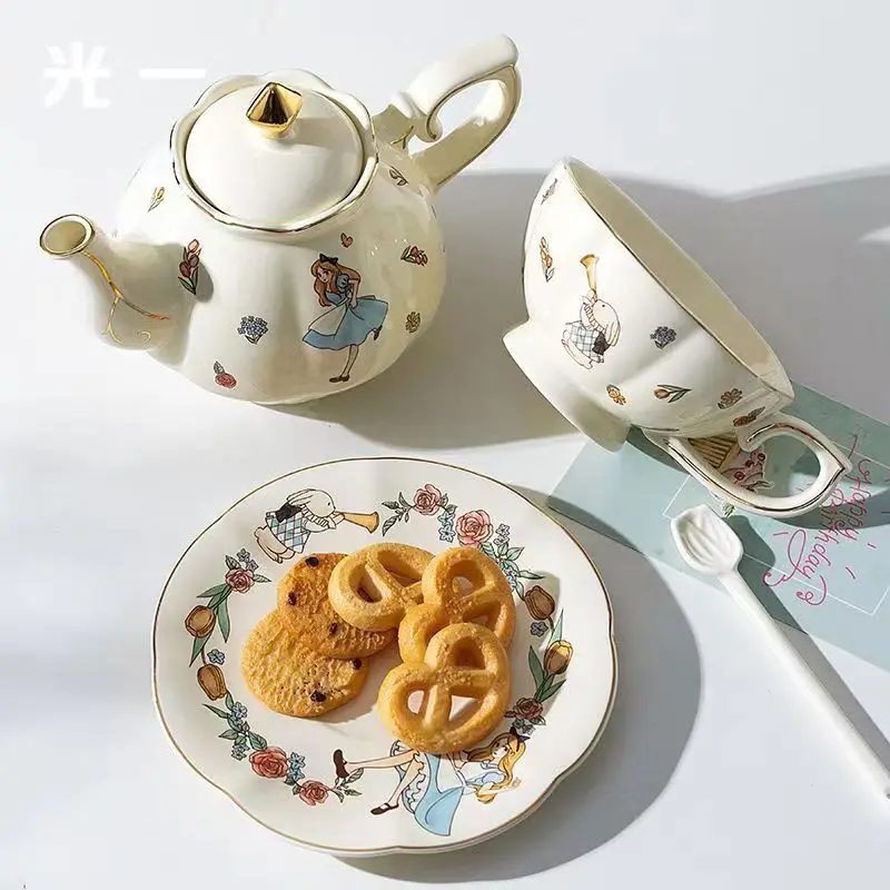 Alice Ceramic Tea and Coffee S - Tea Coffee Pot Set reseña y precio