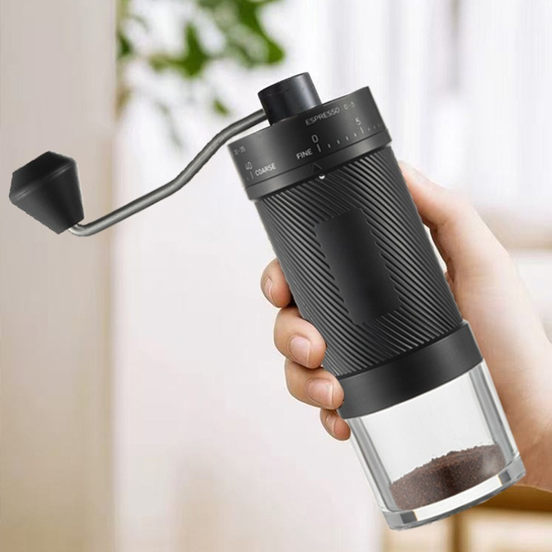Hand-cranked Italian-style man - Burr Hand Grinder reseña y precio