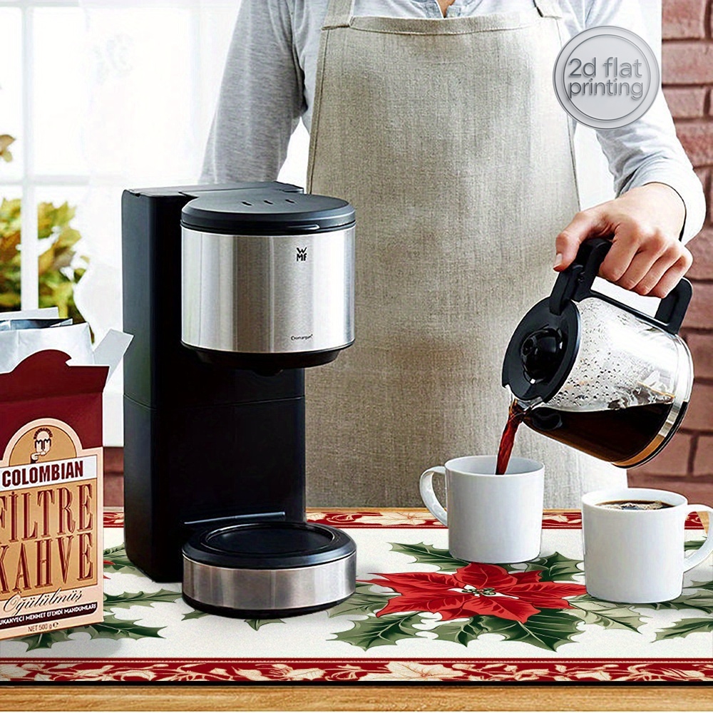 1pc Christmas Poinsettia Holly - Tea Coffee Utensils reseña y precio