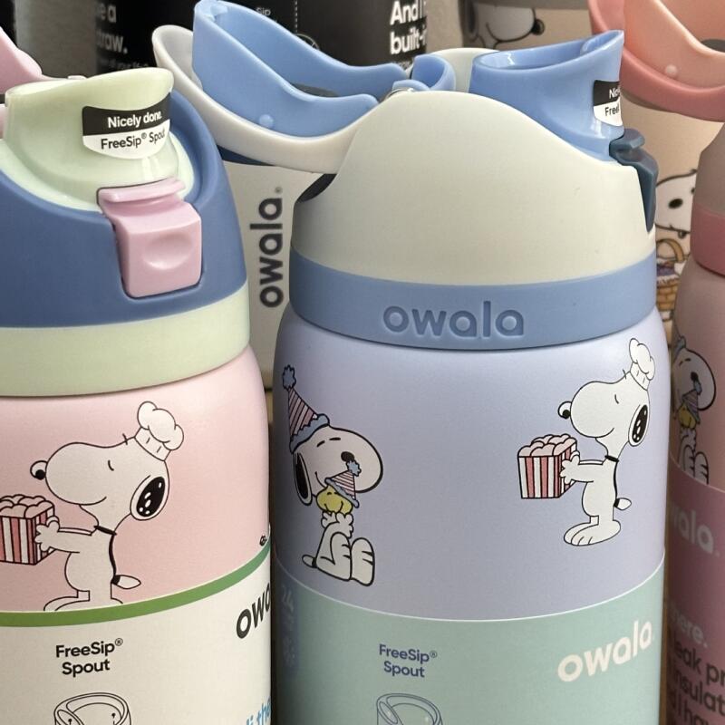 Snoopy Insulated Water Bottle  - Coffee Tea Shop reseña y precio