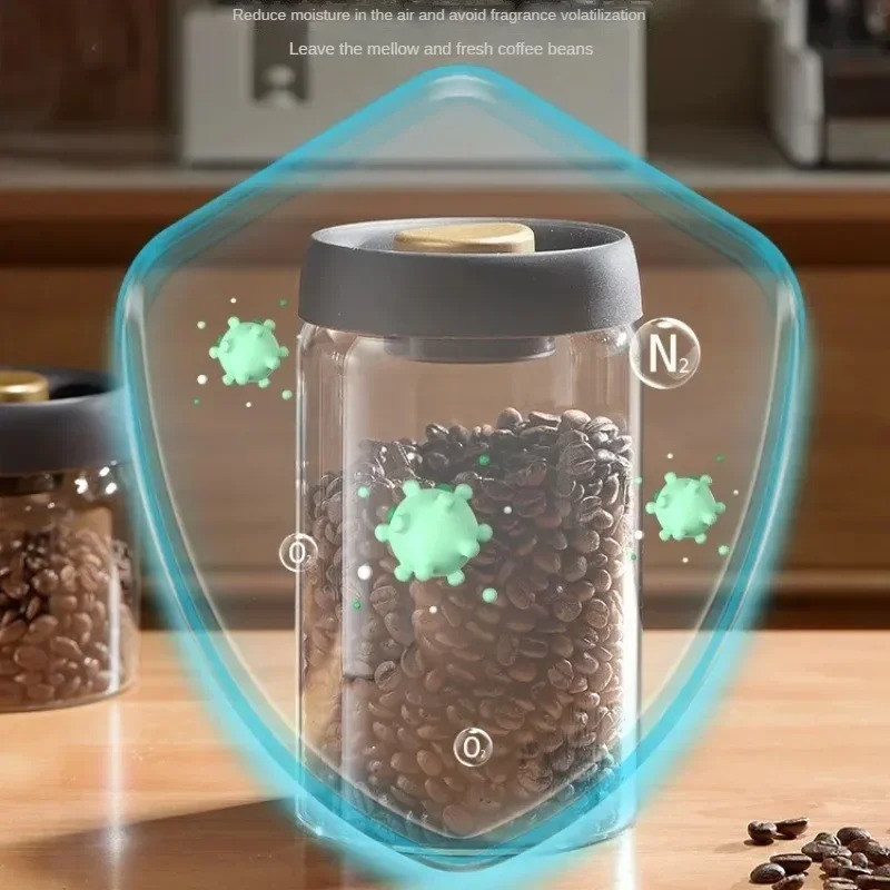 Manual Vacuum Sealed Coffee Ja - Coffee Tea Pictures reseña y precio
