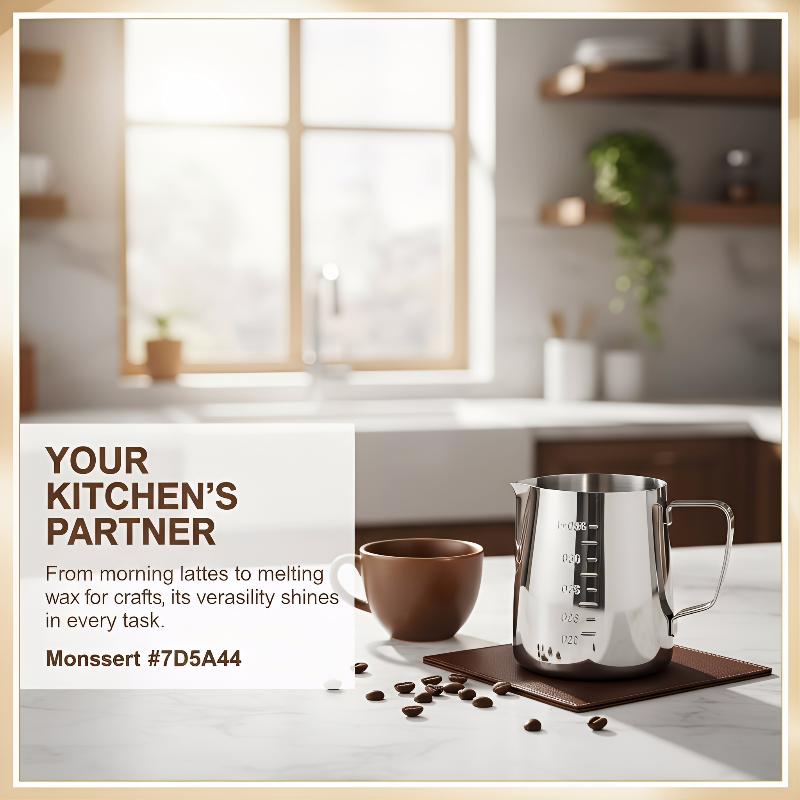 Milk Frothing Pitcher Stainles - Barista Milk Jug reseña y precio