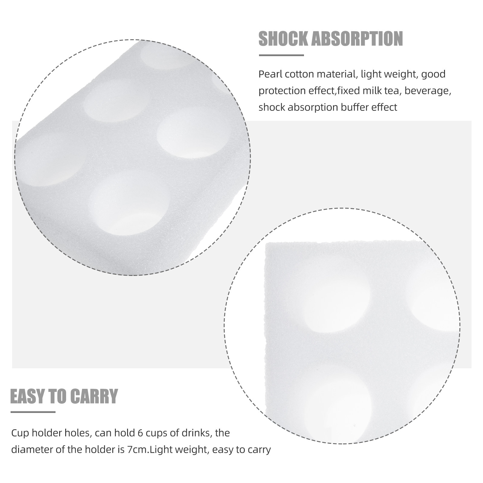 2Pcs Beverage Drink Carrier Tr - Coffee Tea Holders reseña y precio