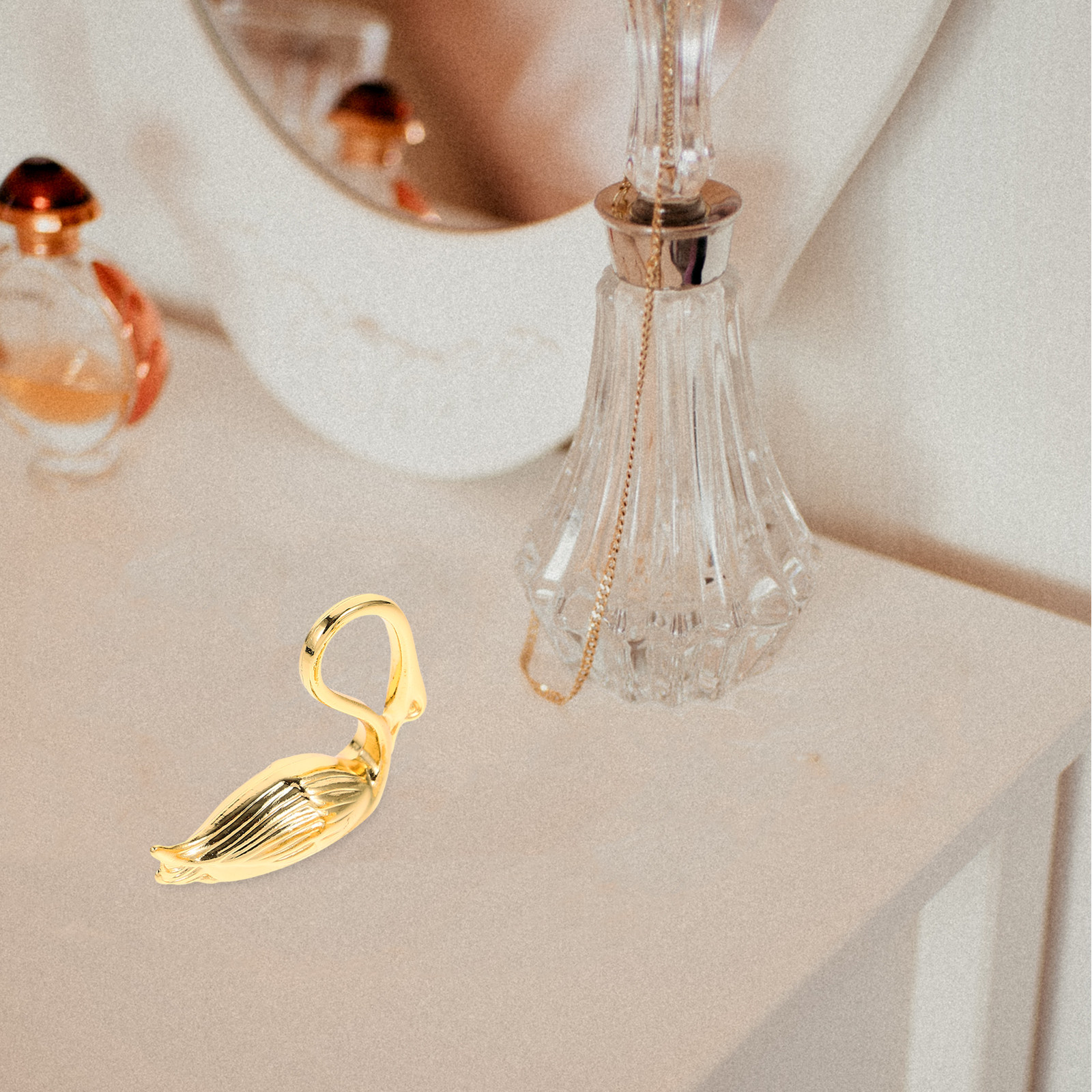 2Pcs Zinc Alloy Swan Statue El - Coffee Tea Library reseña y precio