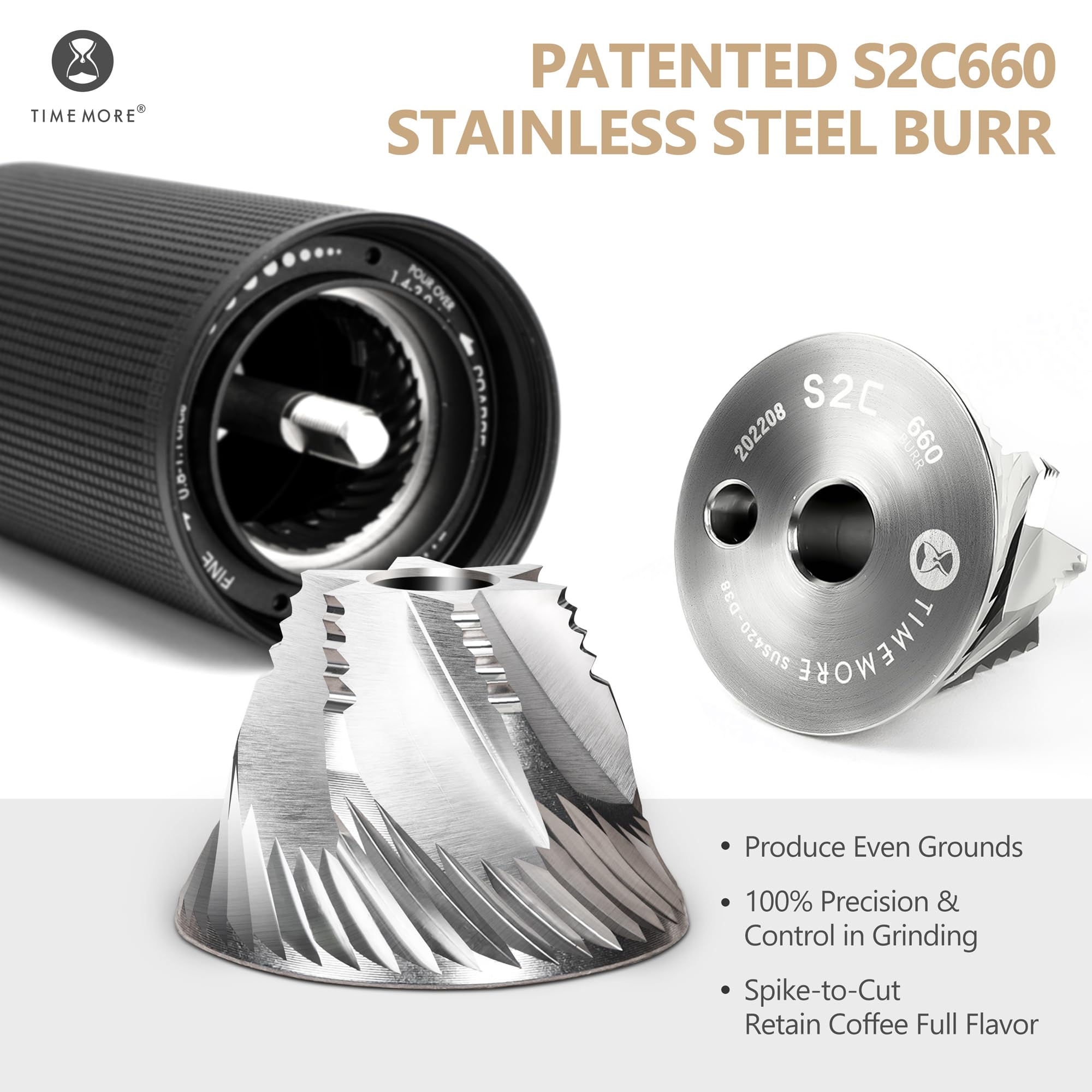 TIMEMORE Chestnut C3S Pro / C3 - Burr Hand Grinder reseña y precio