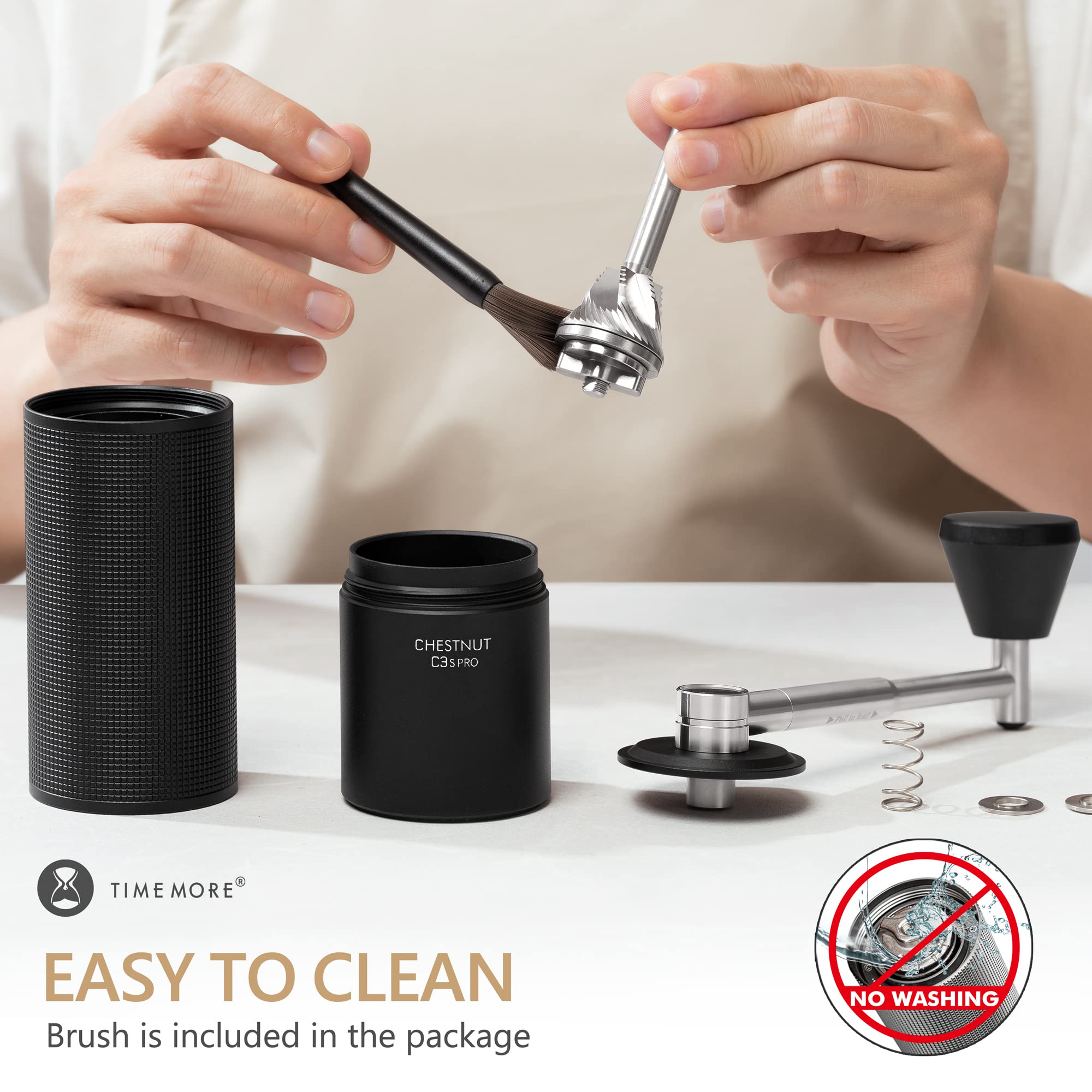 TIMEMORE Chestnut C3S Pro / C3 - Burr Hand Grinder reseña y precio