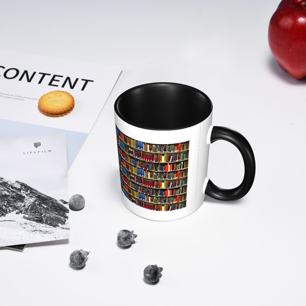 Education Library Book Mug Fun - Coffee Tea Library reseña y precio