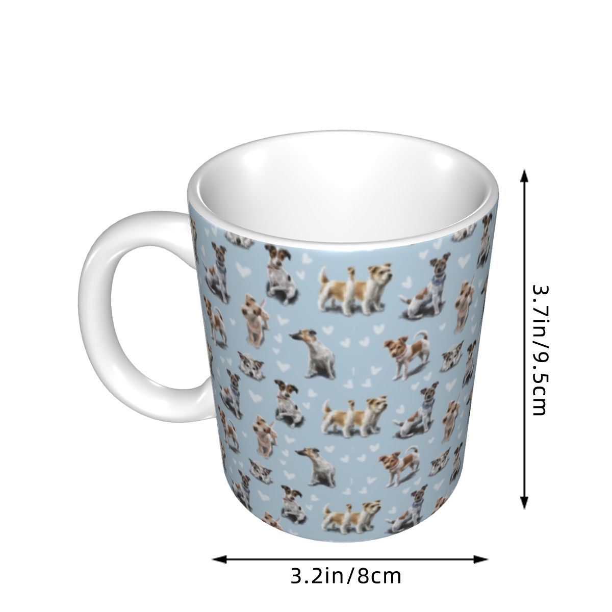 Customized Jack Russell Terrie - Coffee Tea Love reseña y precio