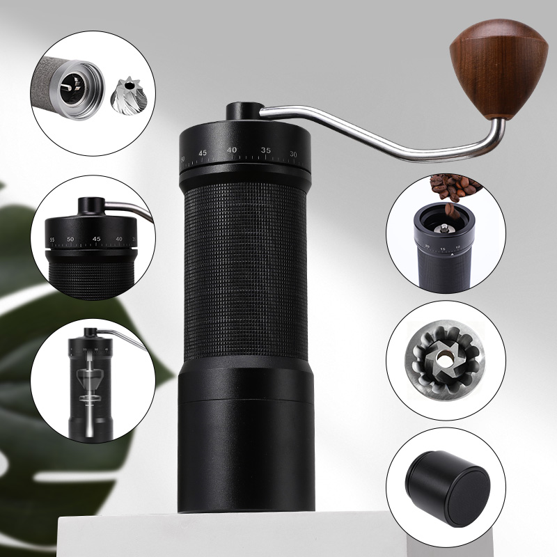 Magnetic Manual Hand Coffee Gr - Burr Hand Grinder reseña y precio