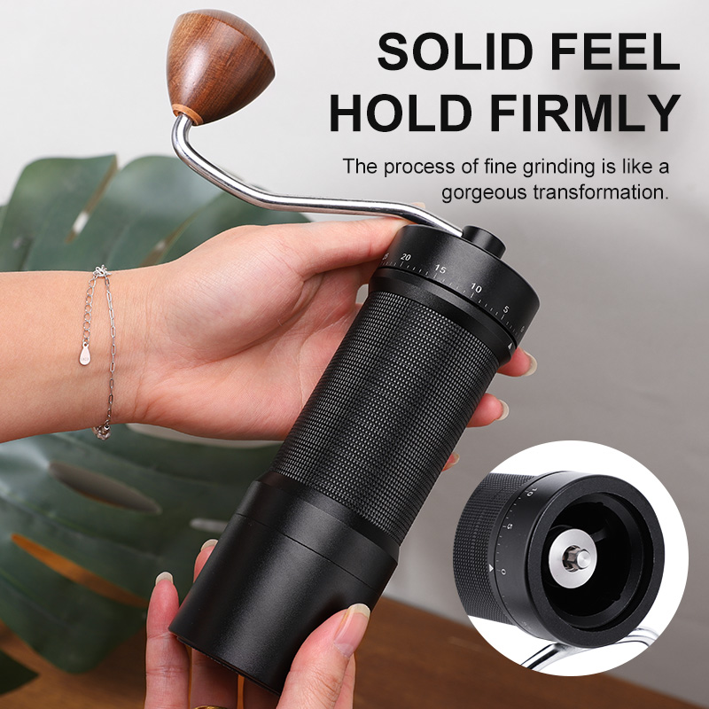 Magnetic Manual Hand Coffee Gr - Burr Hand Grinder reseña y precio