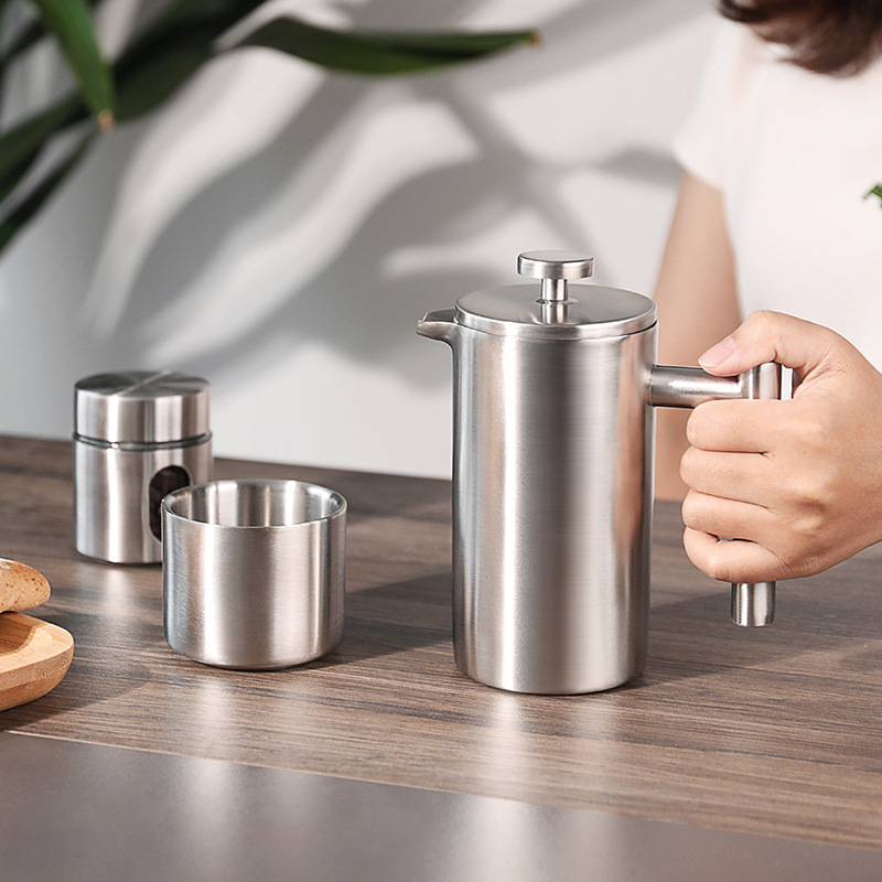 304 Stainl Steel French Pr Cof - Coffee And Tea Filter reseña y precio