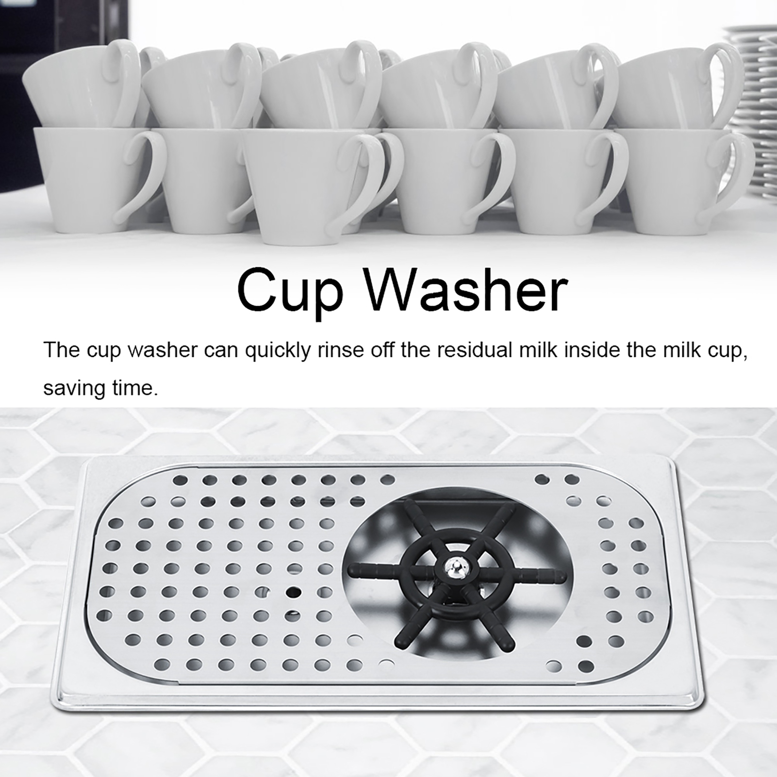 114mm 201 Stainless Steel Cup  - Coffee Tea Shop reseña y precio